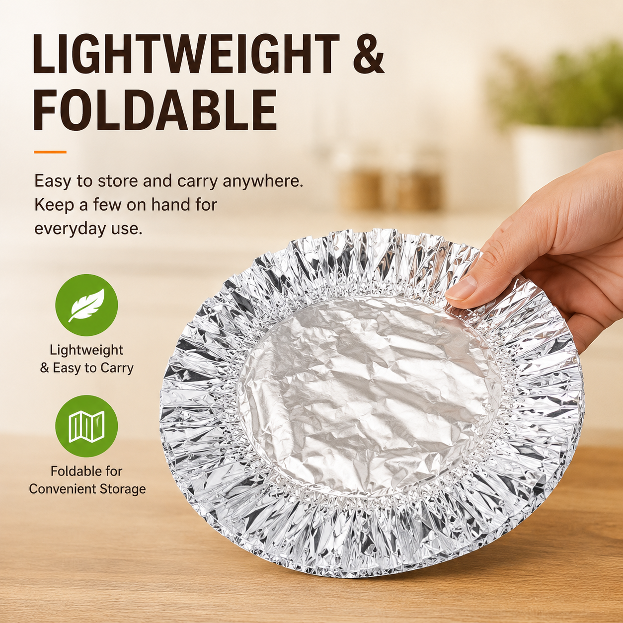 🧑🍳Day Sale 50% OFF✨Home dining table & food container aluminum foil heat-retaining cover