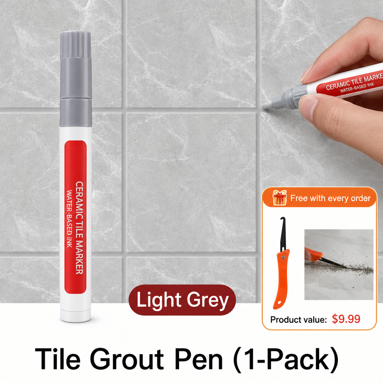 🔥Day Sale 49% OFF🎉Anti-Mould & Waterproof Joint Pen for Ceramic Tiles