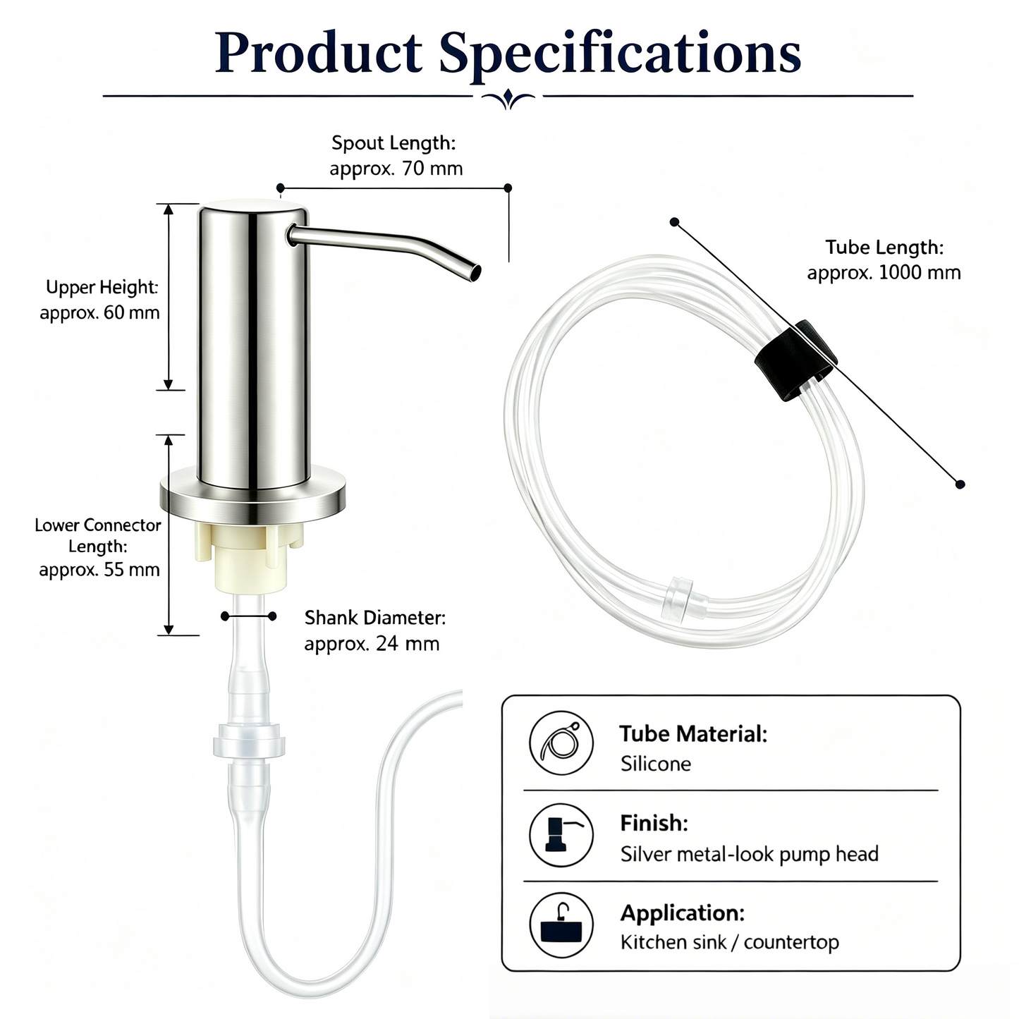 š„Last Day 50% OFF - š«§Kitchen Sink Soap DispensersāØ