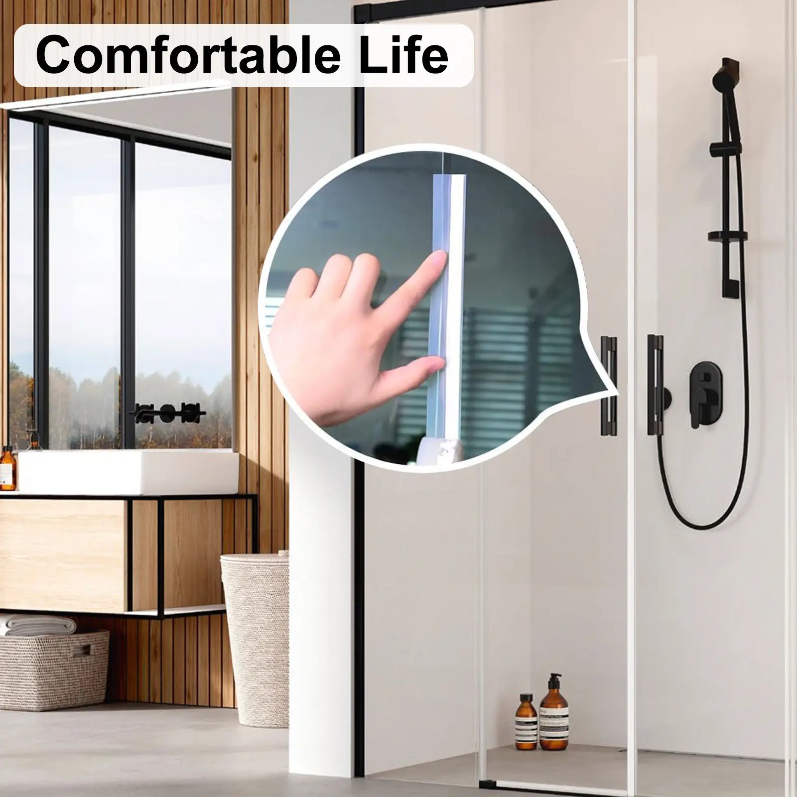🌸Door Weather Stripping, Self-Adhesive Draft Stopper Seal for Doors & Windows🛒