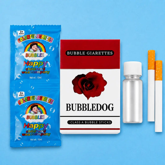 SummerVibes Bubble Cigarette Stress Relief Toy Fake Cigarette Mini Bubble Blower Bubble Sticks Relaxation Birthday Christmas Party Gift for Men Women
