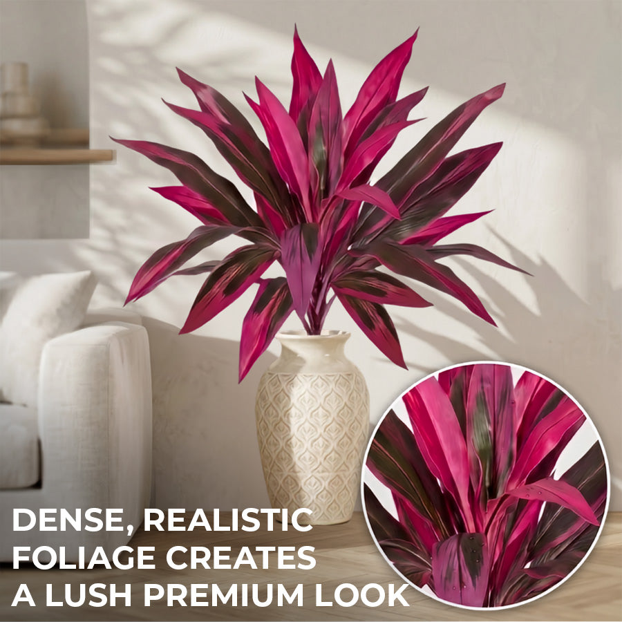 🔥 Last Day 50% OFF 🔥 2Pcs Artificial Boston Fern & Dragon's Blood Tree Plants