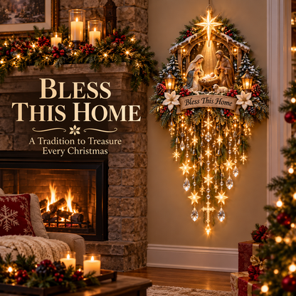 ✝️ Lighted Nativity Wall Decor for Christmas ✨