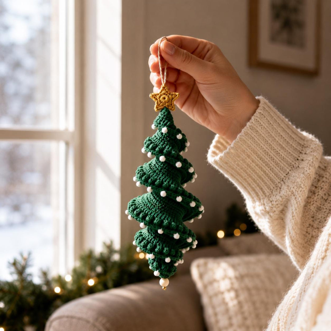 🔥Last Day 49% OFF ✨Crochet Snowman Spiral Oranment DIY Kit