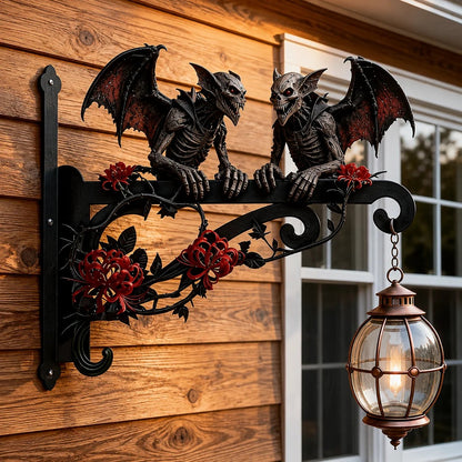 Halloween Decorative Wall Hook - Spooky Outdoor Metal Hanger For Porch & Garden Decor