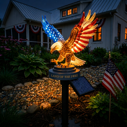 ⏰Flash Sale - 49% OFF Solar Eagle Garden Stake with LED Light