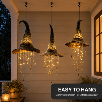 🎩Lighted Witch Hat Hanging Chime