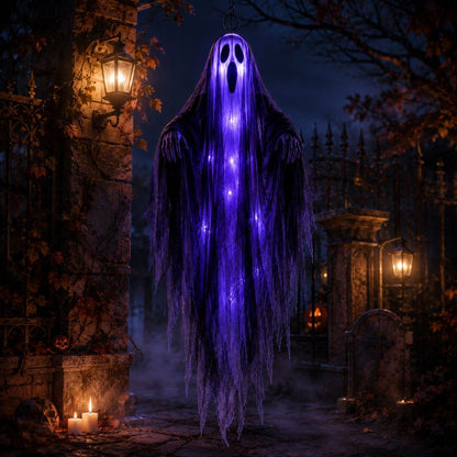 👻🌙 Hauntingly Beautiful Floating Ghost Lights – 4-Style Halloween Collection