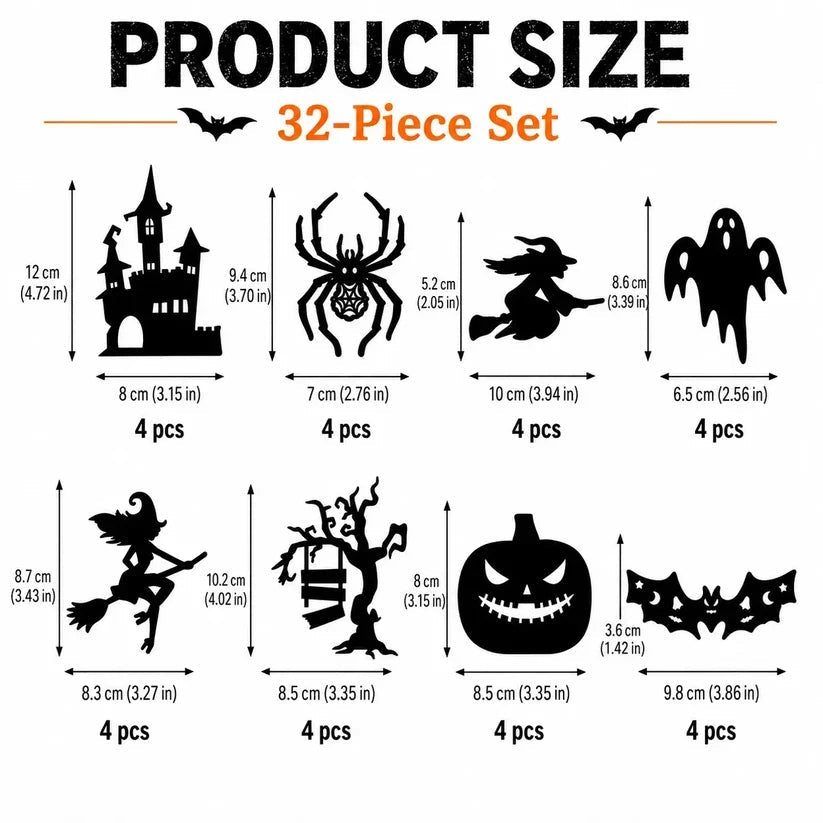 🎃 🥳💞50K+ SOLD! 👻 Halloween LED Silhouette Wall Light Stickers