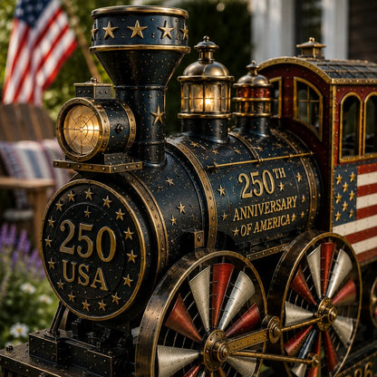 🔥Limited time 55% OFF🔥🚂USA 250 “Liberty Express” Train Garden Wind Spinner