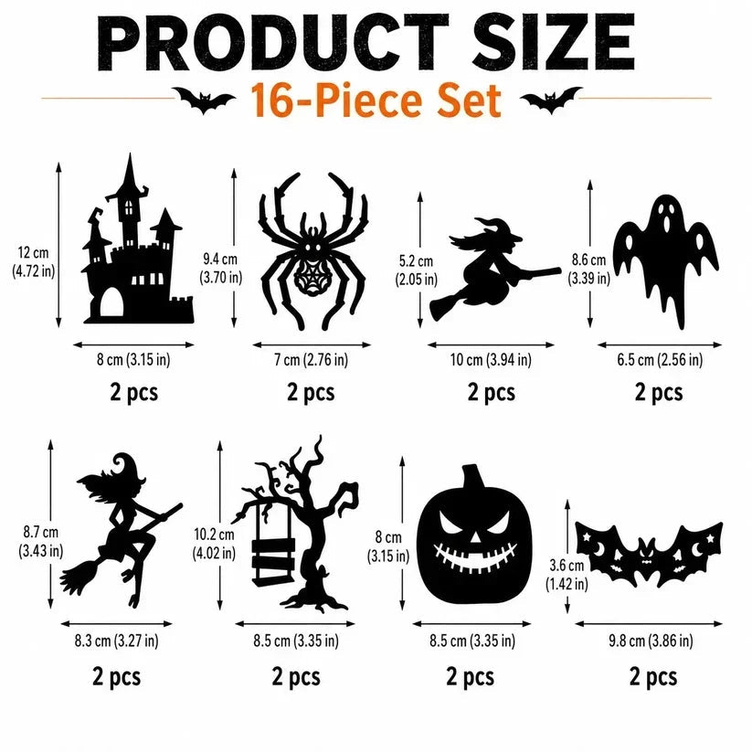 🎃 🥳💞50K+ SOLD! 👻 Halloween LED Silhouette Wall Light Stickers