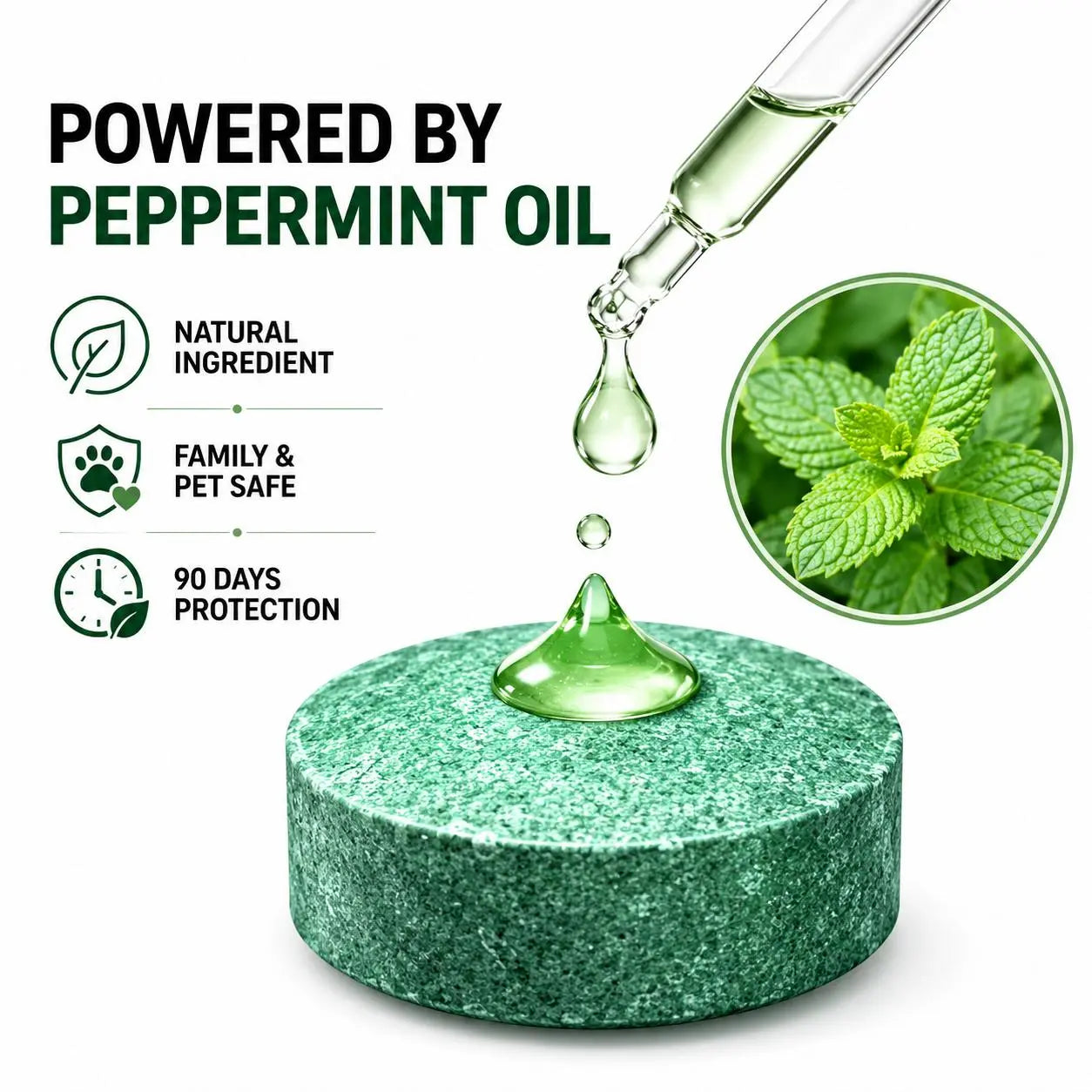 Pesticide-Free 100% Natural Peppermint Oil Mouse & Pest Repellent Balls (12 Pack), Pet Friendly, Safe Rodent Deterrent for Indoor, Outdoor, Home & Garage,