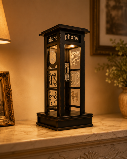 ☎️Retro-Style Telephone Booth Decorative Lamp - Bedroom Bedside Creative Night Light