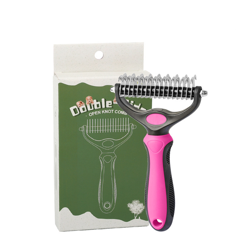 ✨Last Day 70% OF🐾Double-Sided Pet Grooming Brush – Hurtless Shedding