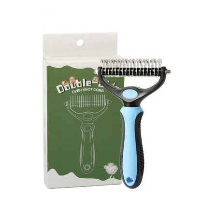 ✨Last Day 70% OF🐾Double-Sided Pet Grooming Brush – Hurtless Shedding