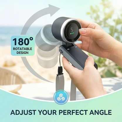 ❄️Last Day 70% OFF🔋Rechargeable Mini Turbine Fan