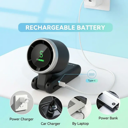 ❄️Last Day 70% OFF🔋Rechargeable Mini Turbine Fan