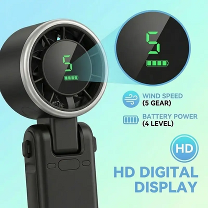 ❄️Last Day 70% OFF🔋Rechargeable Mini Turbine Fan