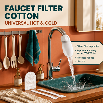 🔥Day Sale 50% OFF✨Anti-Splash Kitchen Faucet Filter for Sediment & Rust Removal