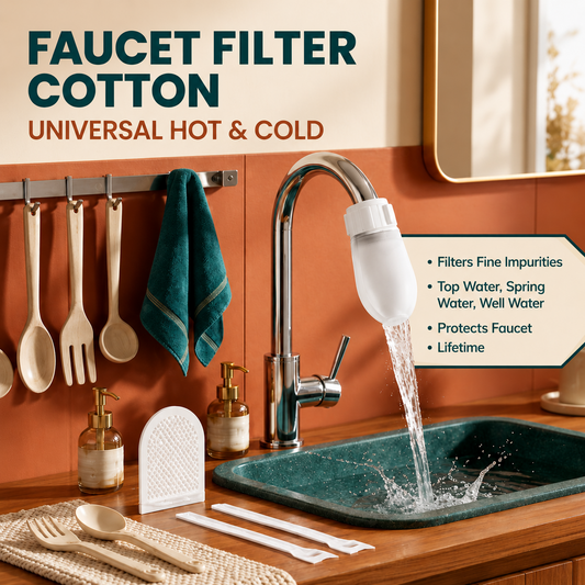 ✨Day Sale 50% OFF🎉Anti-Splash Kitchen Faucet Filter for Sediment & Rust Removal