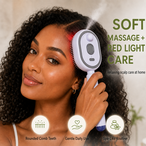 🔥50% OFF Today!🔥Electric Spray Air Cushion Massage Comb