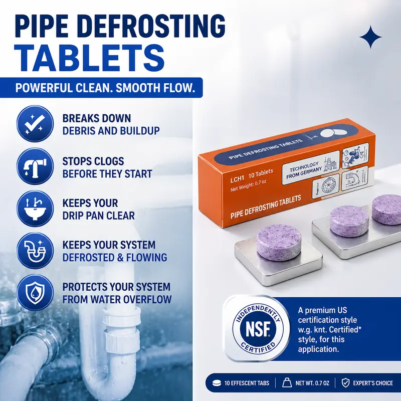 🎁 Hot Sale Promotion 49% OFF🔥Multi‑Functional Pipe Cleaner Tablets  —Softens Hair & Breaks Down Stubborn Clogs