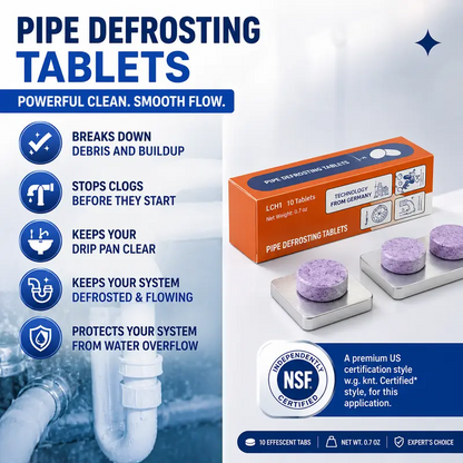 🎁 Hot Sale Promotion 49% OFF🔥Multi‑Functional Pipe Cleaner Tablets  —Softens Hair & Breaks Down Stubborn Clogs