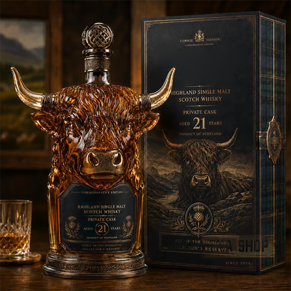 🔥✨Limit to Sale✨ 🔥🐮Private Cask 21 Years Whisky Bottle