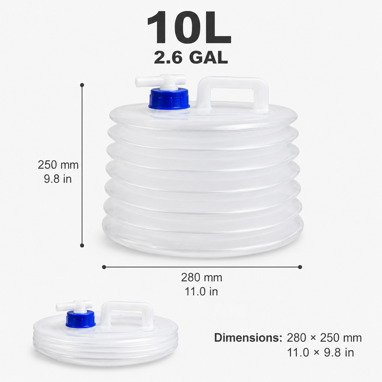 ☀️ Summer Limited-Time 50% OFF💧 – Collapsible Water Container with Spigot🛒