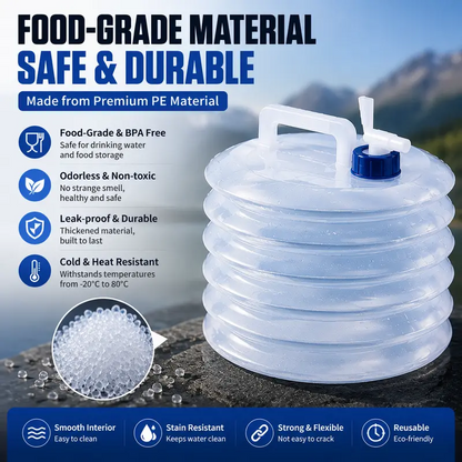 ☀️ Summer Limited-Time 50% OFF💧 – Collapsible Water Container with Spigot🛒