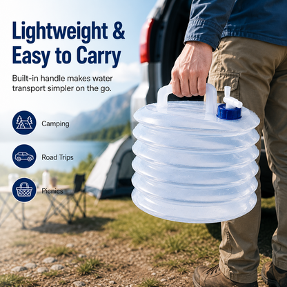 ☀️ Summer Limited-Time 50% OFF💧 – Collapsible Water Container with Spigot🛒