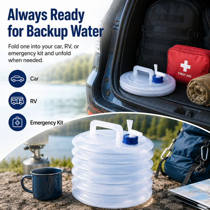 ☀️ Summer Limited-Time 50% OFF💧 – Collapsible Water Container with Spigot🛒