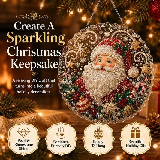 ✨ Christmas Pearl Diamond Art Hanging Ornament Kit🛒