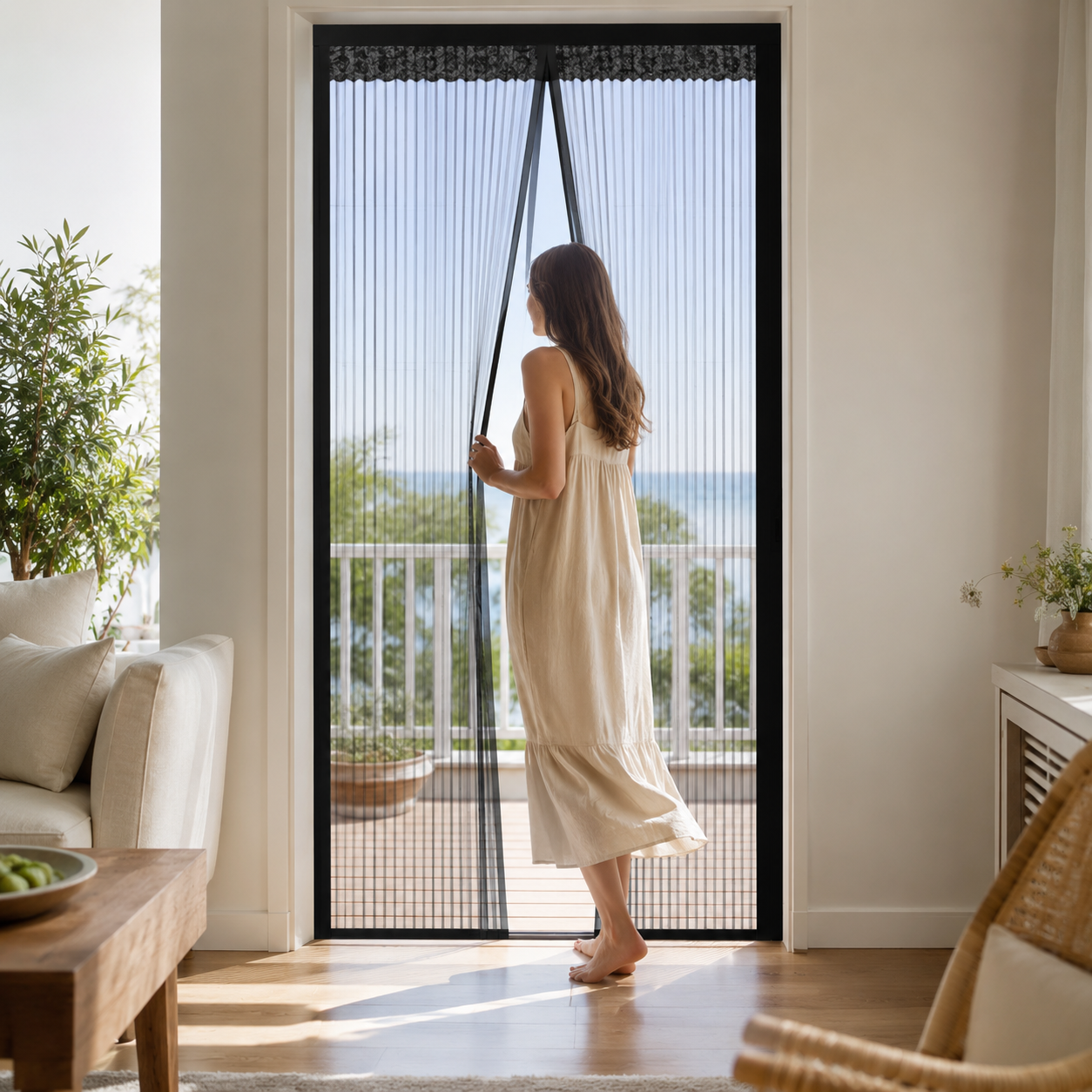 🧲Summer Limited-Time 50% OFF 🦟Magnetic Screen Door – Hands-Free Auto-Close Mesh Curtain for Bug