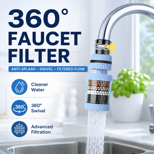 💧Summer Limited-Time 50% OFF 💧 Upgrade Your Faucet in Seconds – 360° Anti-Splash Filter Nozzle