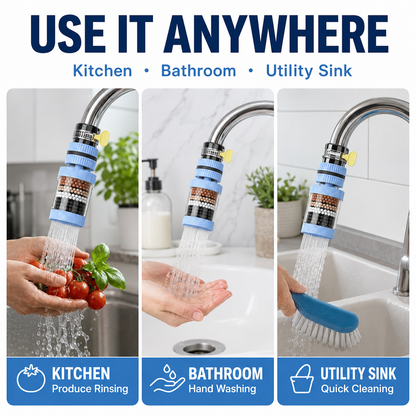 💧Summer Limited-Time 50% OFF 💧 Upgrade Your Faucet in Seconds – 360° Anti-Splash Filter Nozzle