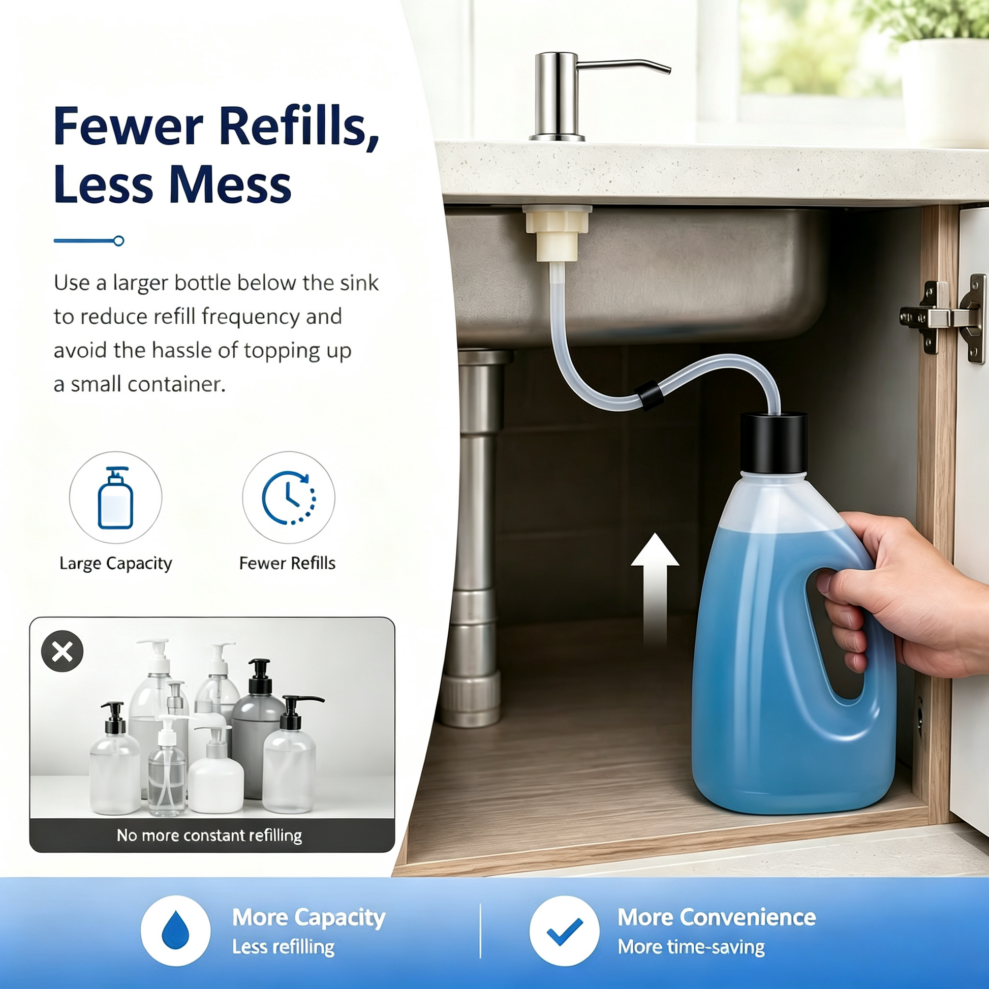 🔥Last Day 50% OFF - 🫧Kitchen Sink Soap Dispensers✨