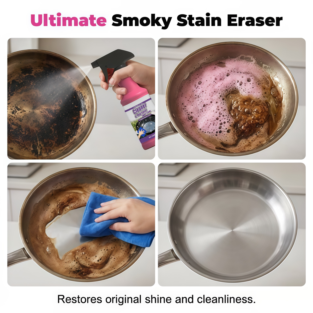 🔥Fast-Acting Heavy-Duty Grill Degreaser Spray🍀