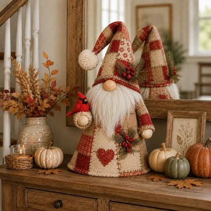 🔥 LAST DAY 49% OFF – 🐦 Patchwork Bird Gnome Light Collection