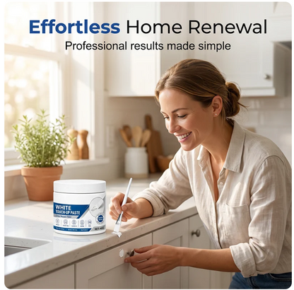 White Furniture Touch-Up Paste with Brush⏳