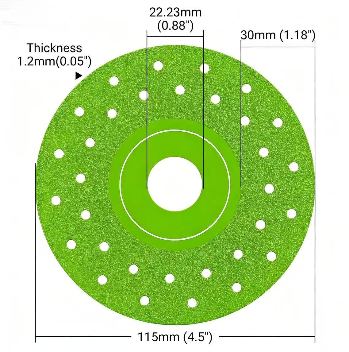 🏆Hot Sale⚡Professional 4.5" Ultra-Thin Diamond Precision Grinding Discs