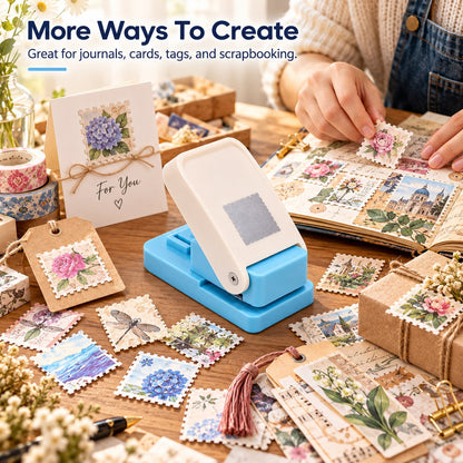✨Retro Seal Craft Puncher  Ideal for Junk Journal & Handmade Scrapbooking Projects