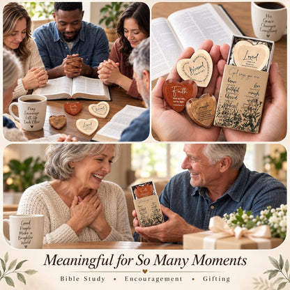 Only $14.99 Last Day Promotion!🎁 - ✝️ Christian Pocket Hearts Gift Set