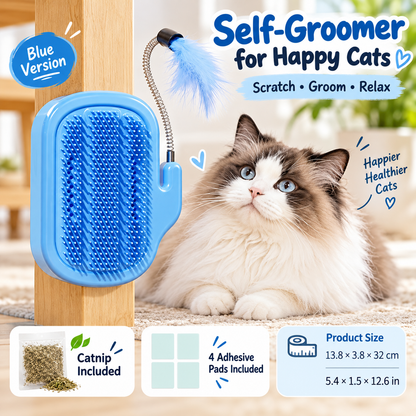 🐱 49% OFF😻 Self-Grooming Cat Massage Brush-Cactus Cat Groomer🍀