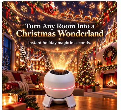 ⏳ Last day to save 49% –🎄🎅 Christmas Magic Projection Light – Bring Holiday Scenes to Life