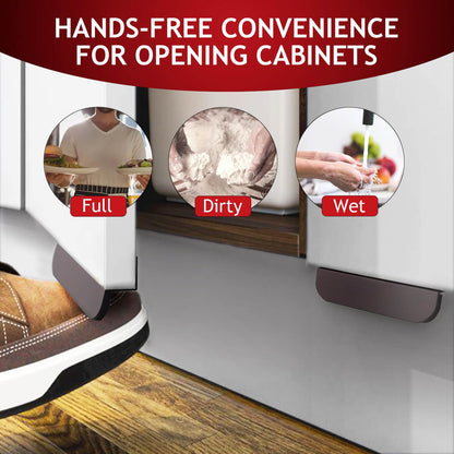 🦶 Open Your Cabinets with Your Foot — Hands-Free! 🛒-Give away screwdrivers