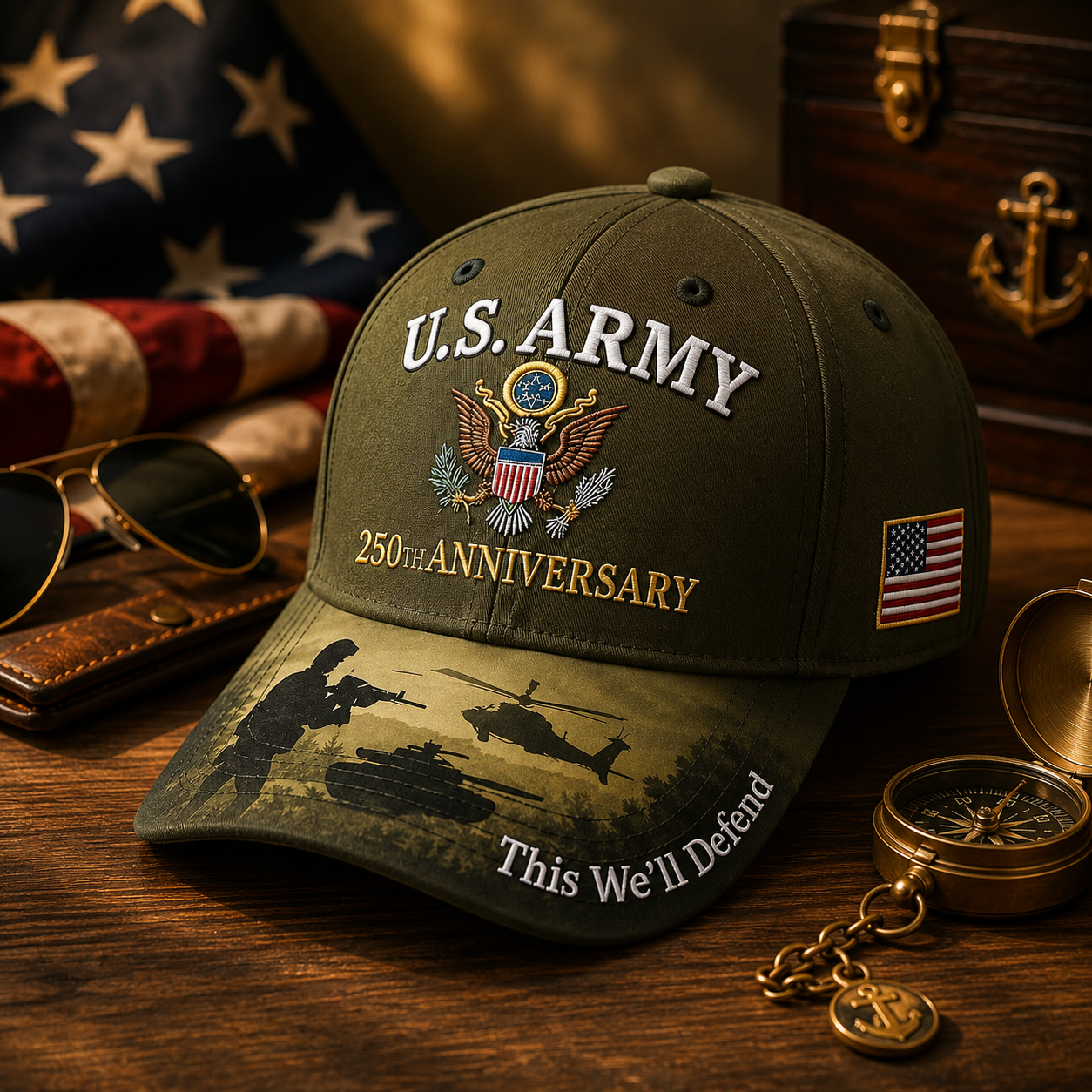 Last Day 49% OFF🔥 - ❤️ Commemorative Embroidered Cap