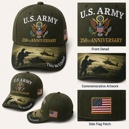 Last Day 49% OFF🔥 - ❤️ Commemorative Embroidered Cap