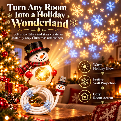 ⛄ Bring Home Holiday Magic — Snowman Christmas Projector Light With Festive Glow