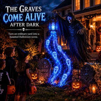 🎁Today 60% OFF💀Halloween Soul Harvester Animated Garden Light